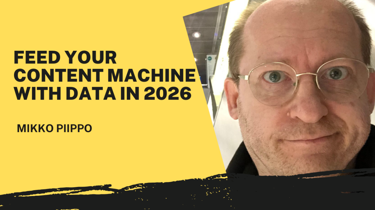 How to feed your content marketing machine with data in 2026